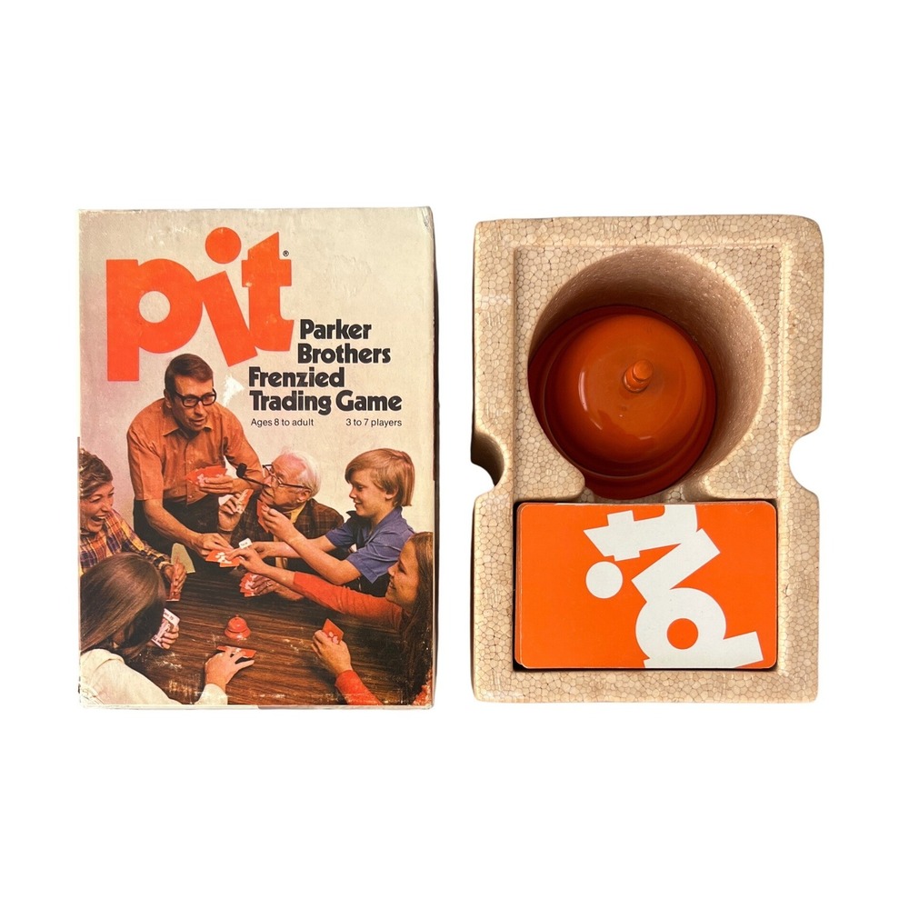 Pit Card Game Parker Brothers 1973 No 661 Vintage Complete